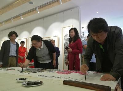 大咖云集银川二十间房艺术民宿&ldquo;造化心源&rdquo;国画作品展在银川开幕