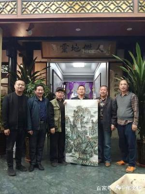 安宁区美术家协会金秋菊展写生活动成功开笔