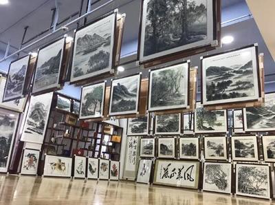 庆深圳第十四届文博会顺利举办,深圳笔舞传奇传媒公司举办传统书画展览