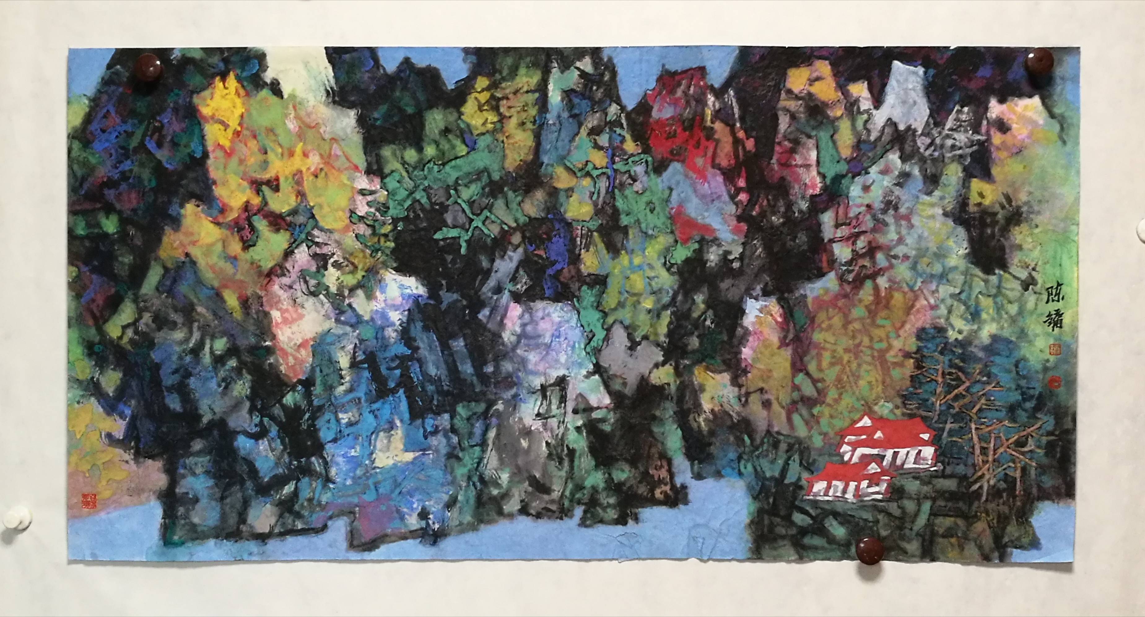 中国美术家协会会员陈镛国画鉴赏_作品_北京_人物画