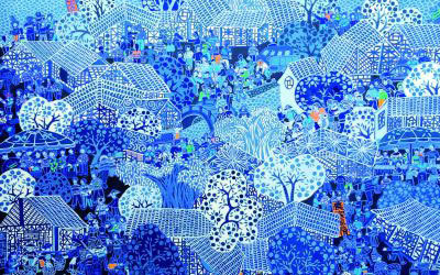 800人的村庄,300人是画家 -浙江余东农民画进京跨年